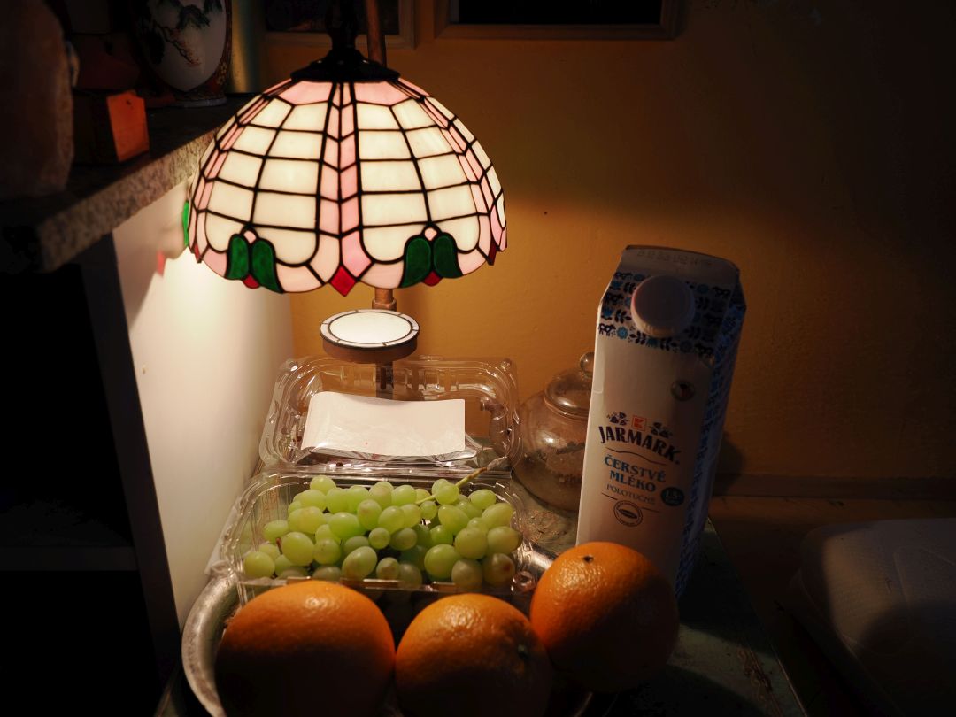 Má dnešní svačina, na kterou jsem přešel po odpírání drahého nesezónního ovoce.