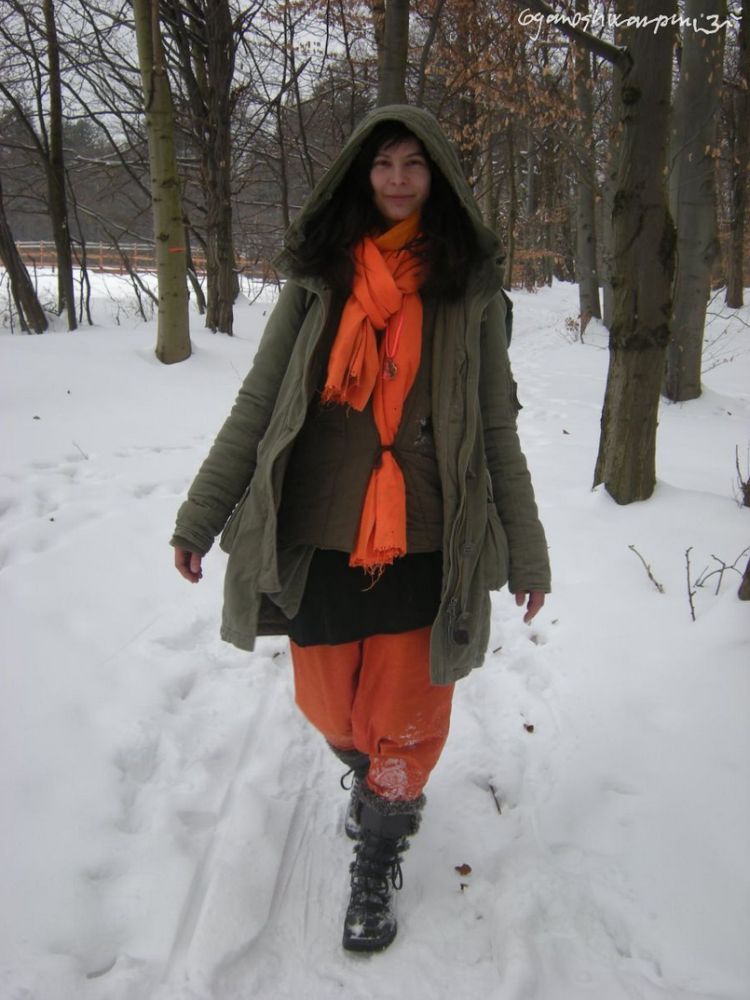 Poustevnice Klára, tak jak mne navštívila jako indická svámí (2010).