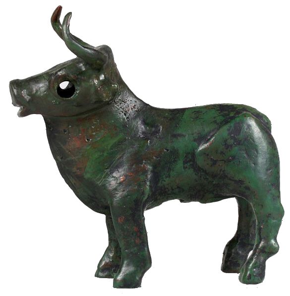 Pravěký býček z Předsíně Býčí skály - symbol Býčí skály.