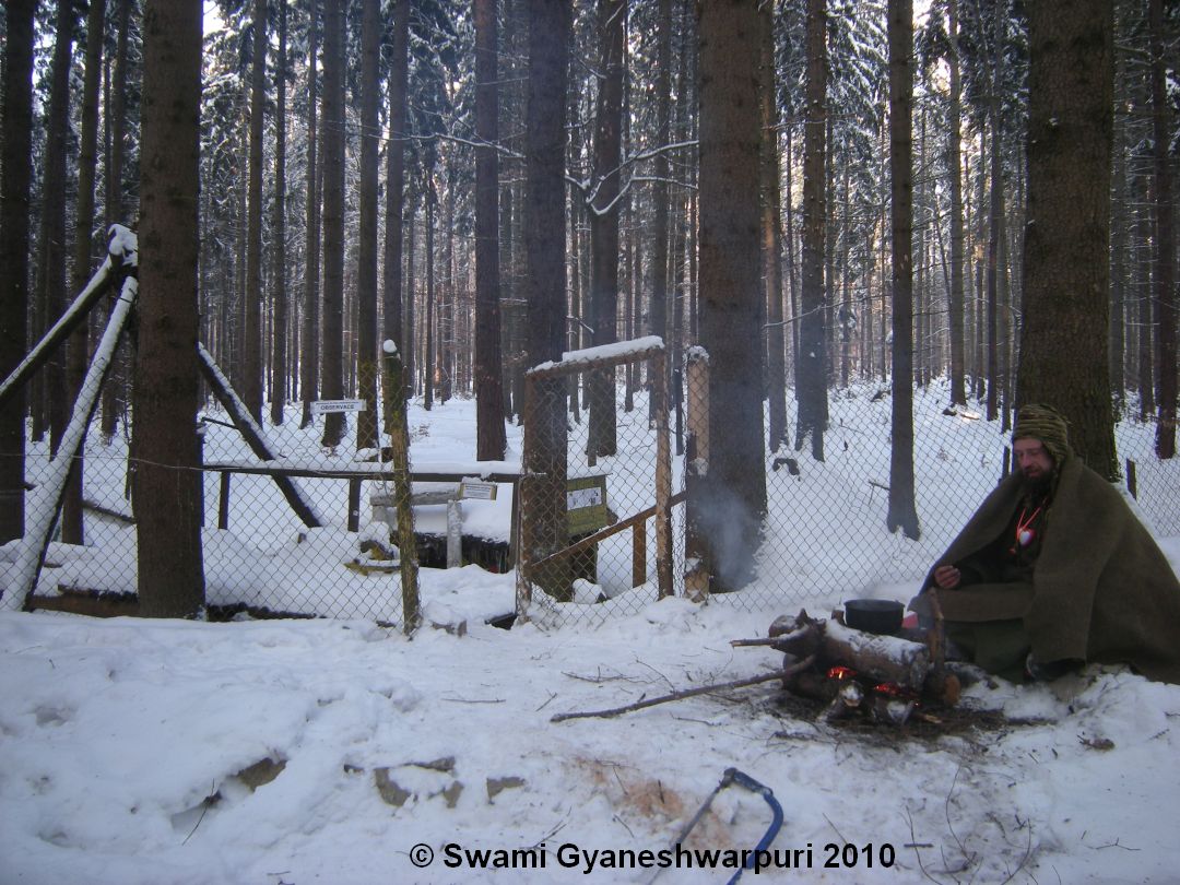 Poustevnictví na Děravce (2010). 