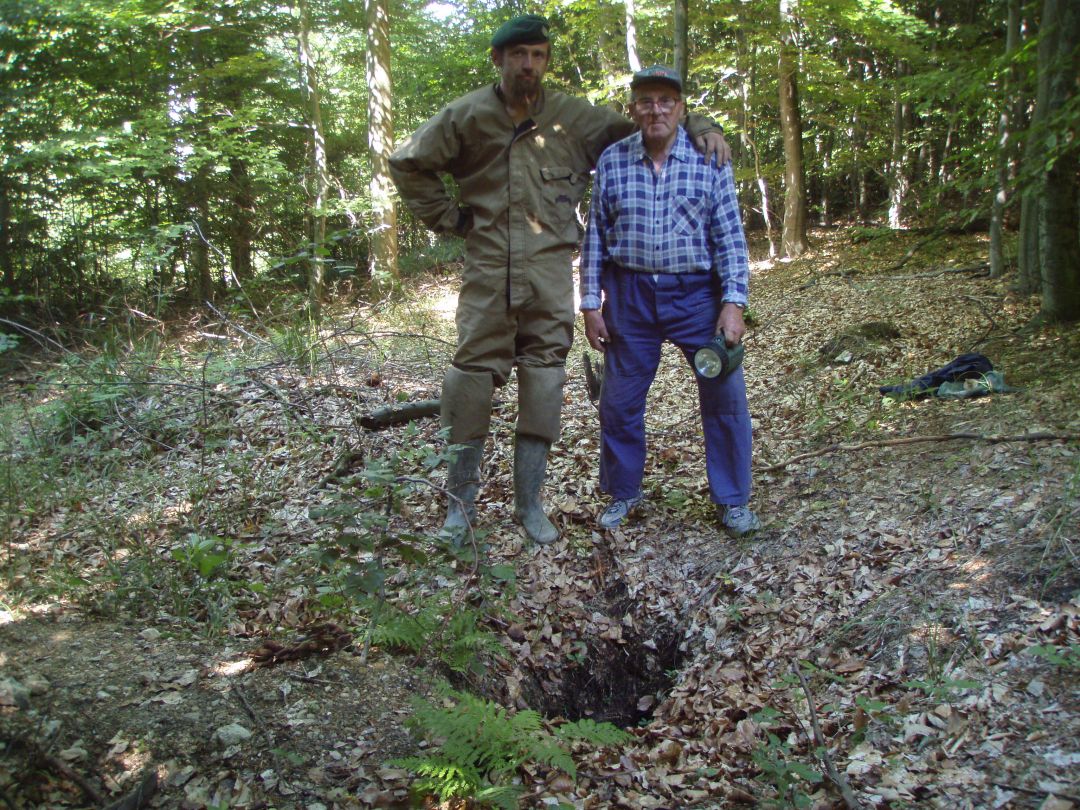 Gyaneshwarpuri byl kamarádem a blízkým přítelem krasové legendy pana Arnošta Hlouška z Habrůvky - Propad nad Kostelíkem 2008.