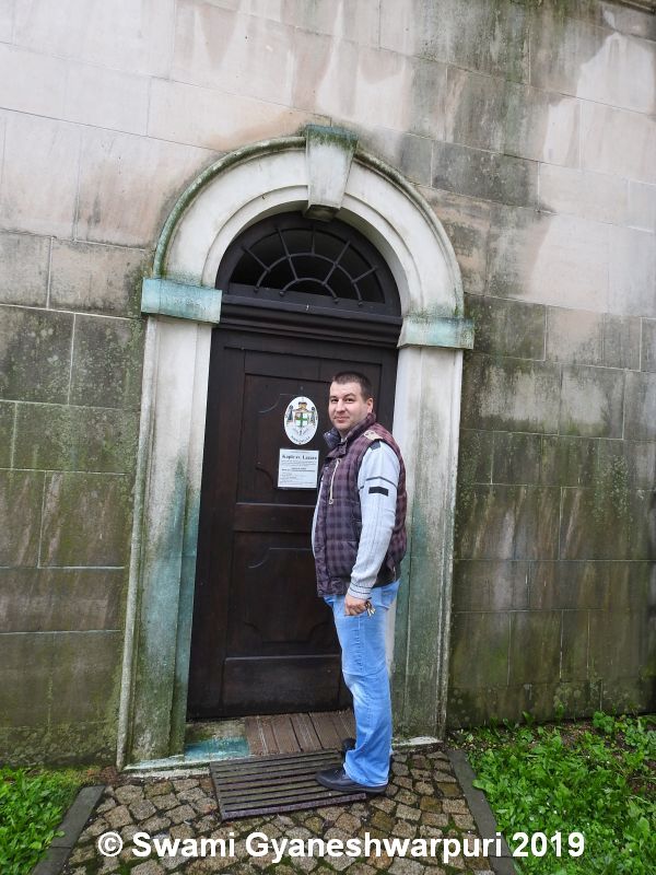 P. Ján Lajčák na fotografii, kterou mi údajně nepovolil pořídit. Proč se na ni na mne tedy usmívá? (2019).
